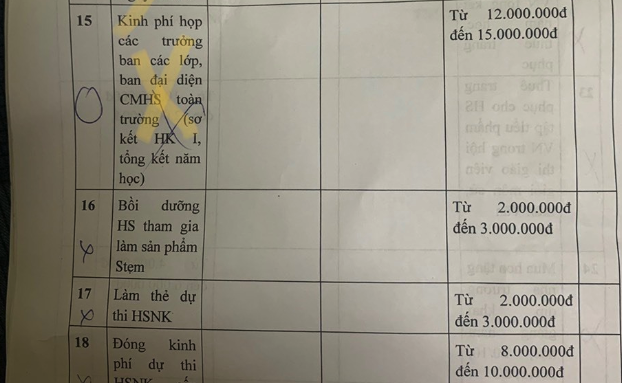 Trường bị bị tố lạm thu, tiền quỹ lên đến 500 triệu đồng, Hiệu trưởng nói gì? - Ảnh 1.