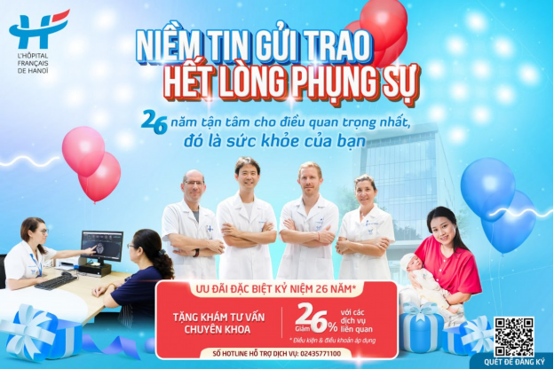 Bệnh viện Việt Pháp Hà Nội giới thiệu chương trình ưu đãi đặc biệt - Ảnh 1.