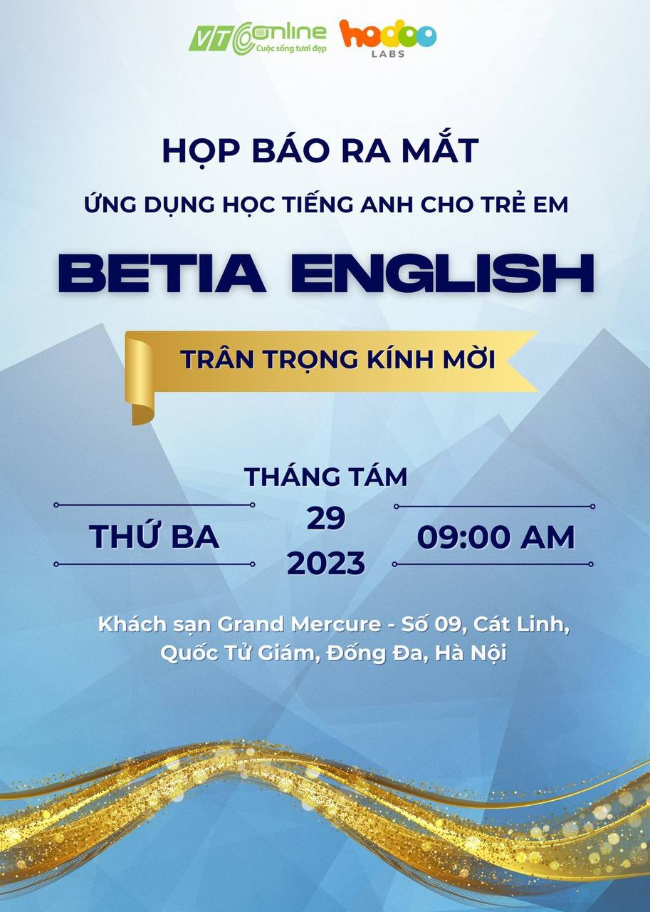 Betia English - Ứng dụng học tiếng Anh giao tiếp đầy sáng tạo cho trẻ em - Ảnh 1.