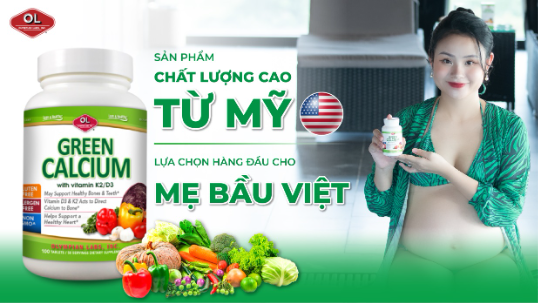 Canxi mát cho mẹ bầu: Gọi tên Green Calcium của Olympian Labs đến từ Mỹ - Ảnh 1.