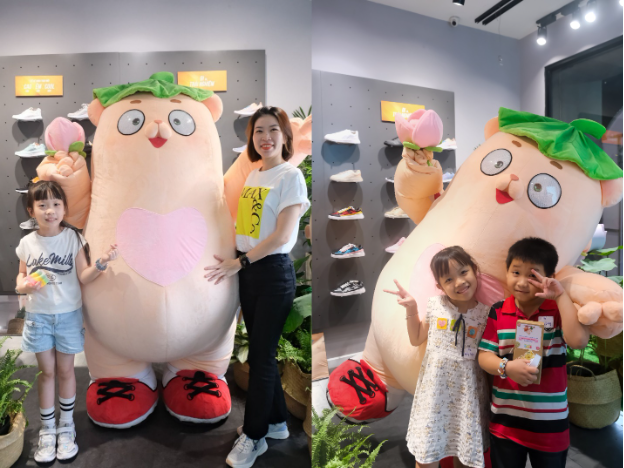 Xuất hiện Mascot Gấu Chú Tâm khiến các bạn nhỏ thích mê - Ảnh 4.