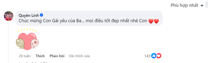 Dân tình &quot;soi&quot; được 1 hành động của Quyền Linh trên mạng xã hội, luôn quan tâm kỹ lưỡng thế này, bảo sao con gái học giỏi thế! - Ảnh 2.