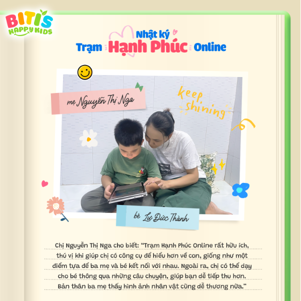 Series truyện Gấu Chú Tâm và thử thách từ Trạm Hạnh Phúc Online của Biti’s gắn kết phút giây hạnh phúc của gia đình - Ảnh 3.