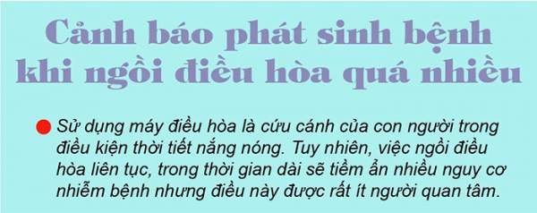 Cảnh báo phát sinh nhiều bệnh khi ngồi trong phòng điều hòa quá nhiều 1